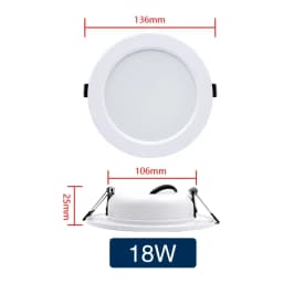 LED Downlight AC110V 220V 5W 9W 12W 15W 18W Led Spot Light DC12V 24V Waterproof LED Decoration Ceiling Lamp Indoor Panel Light