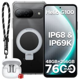 DOOGEE B10 Smartphone IP68 Waterproof Android 16 6.63”Helio G100 7600mAh Battery 48GB RAM(6+42) 256GB ROM Google Pay Supports