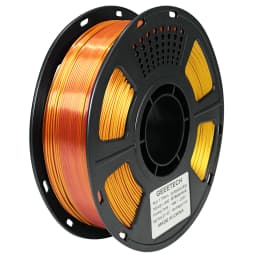 Geeetech Tri Color Silk PLA Filament, 3D Filament 1,75 mm 1KG Spool Wire (+/-0.03mm) Vacuum Packaging, Special Color