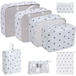 8/9/10/11 Pcs Set Travel Organizer Storage Bags Suitcase Packing Cubes Set Cases Portable Luggage Clothe Shoe Tidy Pouch Folding