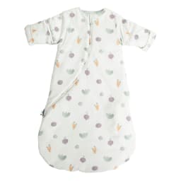 Sleeping Bag For Babies 0-24M Soft Cotton Breathable 2-Ways Zipper Cute Animal Print Baby Sleeping Bag With Removable Sleeves