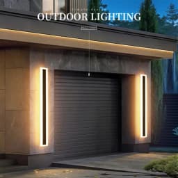 Waterproof, Wall, LED, Outdoor, IP65, Modern Style, Garden, Landscape Light, Villa, Light, Power Supply 85-265V, Adjustable