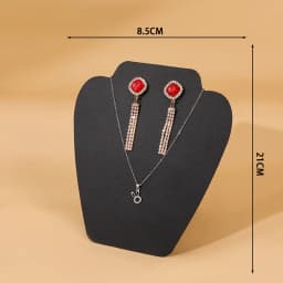 Earrings Necklace Set Display Board Necklace Portrait Model Jewelry Rack Earrings Ear Jewelry Hanger Jewelry Rack