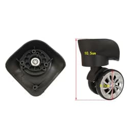 Universal Luggage Wheel Replacement Parts Quiet Universal Spinner Wheels Repair for Suitcase Password Box Shock Absorption