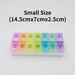 New Travel Pill Case Weekly Portable Organizer Box 7 Days 14 Grids Pills Container Storage Tablets Vitamins Medicine Fish Oils