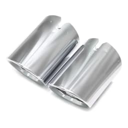 For BMW 3 Series G20 G21 2019-2022 320i 320d 330i 330e OEM Style Exhaust Tip Cover Tailpipe Trim Round Outlet