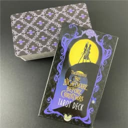 Cartoon DSN The Nightmare Before Christmas Tarot Deck and PDF Guidebook Board Game Divination Tell The Future Birthday Gift