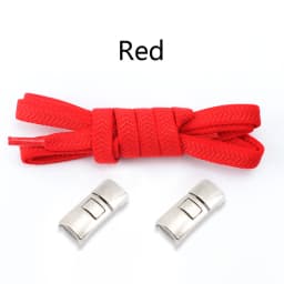 Cross buckle Elastic Laces Sneakers Shoelaces without ties 8MM Thick Flats No Tie Shoe laces Kids Adult Running Rubber Shoelace