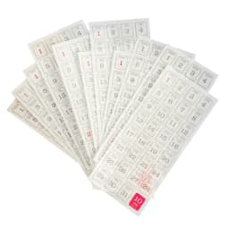 12 Sheets 365 day Date Stickers Planner Stick Labels Adhesive Diy Scrapbooking Stationery Agenda Diary Album journal supplies