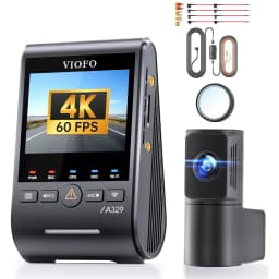 VIOFO A329S 2CH 4K 60FPS+2K HDR GPS Wi-Fi 6 Dash Cam with Sony STARVIS 2 Sensor, Support SSD Storage, Low Power Impact Detection