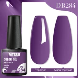 Mtssii Reflective Glitter Gel Pink Sparkling Sequins Gel Nail Polish Soak Off UV Nail Gel Semi-permanent Nail Art Decoration
