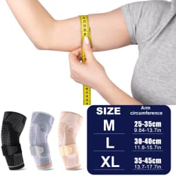 1/2Pcs Elbow Support Brace with Gel Pad for Women & Men Elbow Compression Sleeves for Golfer, Arthritis, Tendonitis Pain Relief
