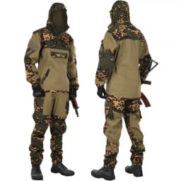 GORKA-4 Russian Combat Tactical Suit Field Camouflage Training Uniform Outdoor Hunting Clothing Sets Ghillie Suit Plus Size