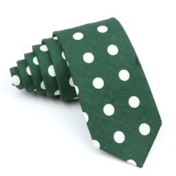 Cotton Men's Dots Neck Tie Classic Skinny Tie For Men Red Pink Black White Wedding Party Fashion Casual Man Business Cravat Gift