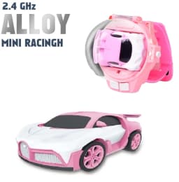 2.4G Children's Watch Remote Control Car Toy Novelty RC Car Toy Cartoon Portable USB Charging Watch Car Kid Birthday Gift