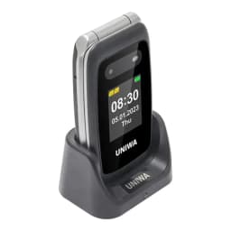 UNIWA V202T 4G Feature Phone Speed Dial Flip Cellphone 1450mAh SOS Big Button Loud Sound for Elderly Russian Keyboard Mobile