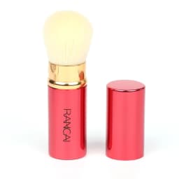 1pc Retractable Brush Makeup Brush Powder Blusher Powder Brush Mini Multi-function Portable With Aluminum Handle