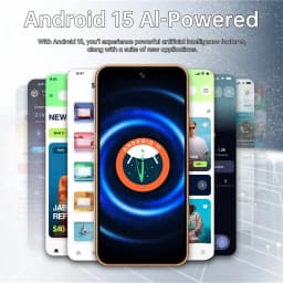 K-Touch Mobile Phones A17 Pro Max 5G Dual SIM Smartphone Android 15 Cell Phone 7.3 Inch 16+48MP 22GB+2TB 7800mAh Global Version Cellphones