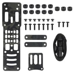 Hunting Metal Modular Pistol Holster Adapter for QLS Platform Drop Leg Band 3 Hole Adjustable Quick Release Adapter
