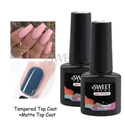 Matte Top Coat Base Coat Gel Nail Polish Protected Surface No Wipe Semi Permanent Soak Off UV Hybrid Varnishes Manicure Supplies