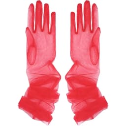 Women's Sexy Transparent Gloves Mesh Tulle Extra Long Gloves Opera Costume Party Dance Wedding Bride Dress Photography Props