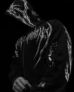 Men Unique Gothic Dragon Thorn Print Zip Up Hoodie Soft Cotton Like Fabric Oversized Long Sleeve Loose Punk Y2K Sweat Jacket