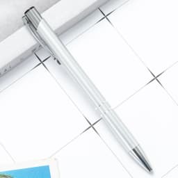 50Pcs/Lot Ballpoint Pen Black Blue Ink School Office Student Pen Free Customized Logo Name Text