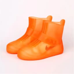 Thicken Shoe Protector Men Waterproof Shoe Covers Blue Overshoes Water Proof Boot Covers Galoshes Women Reusable Rain Shoe Cover