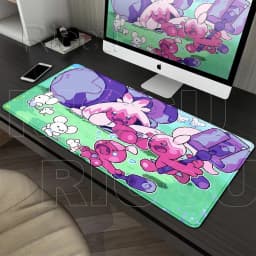 Mouse Pads P-pokemon Tinkaton Gamer Computer Keyboard Rug Rubber Non-slip Mats Kawaii LockEdge Carpet Gaming Accessories XXL Mat