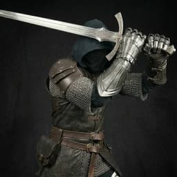 Knight 3D Printing Mechanical Long Gloves Armor Cyberpunk Cosplay Prop Handsome Gothic Retro Style Guards