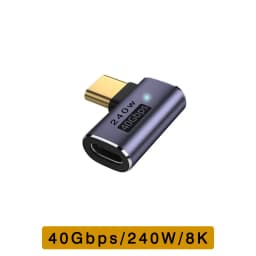 UGOURD USB4 Adapter USB C To USB C Thunderbolt 3/4 40Gbps OTG Extension Cable Adapter Type C Male To Female Converter For Laptop