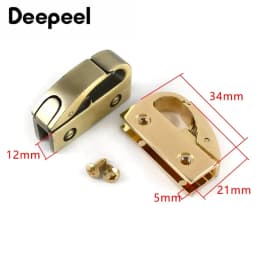 2/4/10Pcs Bag Side Clip Buckles with Screw Metal Spring Clasps Handbag Strap Chain Decoration Hanger Hook Hardware Accessories
