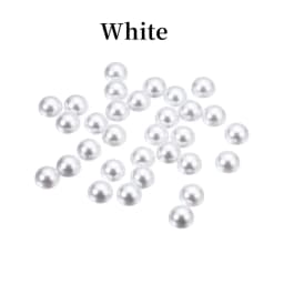 2/3/4/5/6/8/10/12/14 MM Acrylic Beads Pearl Imitation Half Round Flatback Colorful Bead For Jewelry Making DIY Accessories