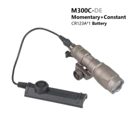 Tactical Surefire M300 M300B M300C Powerful Flashlight Tactical SF Mini Torch Scout LED Light with Dual Function Switch