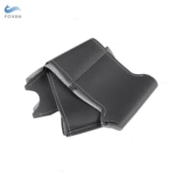For Honda Civic 8th MK8 2005 2006 2007 2008 2009 2010 2011 Hand-stitched Perforated Leather Steering Wheel Braid Protect Cover