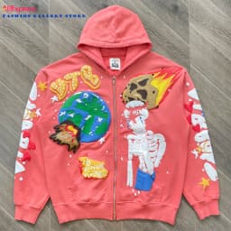 VERTABRAE Cosmic Zip Up Hoodie