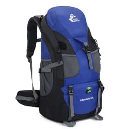 50L Hiking Trekking Backpack Water-resistant Camping Daypack Backpack Outdoor Men Travel Trekking Climbing Backpack Free Knight