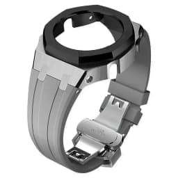 Mod Kit For Casioak GMAS2100 Stainless Steel metal Case Rubber Strap for Mod Kit GMA-S2100 4thGen Replacement shoc K Accessories