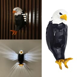 Wall Mount Eagle Night Light Owl Eagle Shape Cool Wall Decor Lamp Decorative Animal Lamp For Bedroom Living Room 〔YY32〕