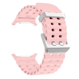 NEW Marine Silicone Strap for Samsung Watch Ultra 47mm Bracelet No Gaps Sport Two-Tone Band for Galaxy 8 Ultra Watchband Straps