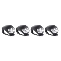 2-10pcs LED Silicone Bicycle Front Rear Light Set 3 Modes Waterproof MTB Mountain Road Bike Cycling Headlight Tail Warning Lamp