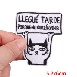 Animal Cat Possum Fox Patch Cartoon Embroidery Patch Iron On Patches For Clothing Thermoadhesive Patches On Clothes Sewing Badge