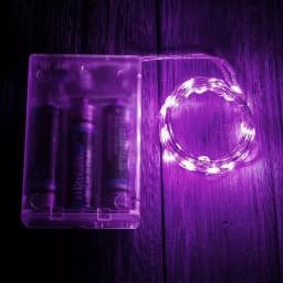 10M 100LEDs Festoon Silver Wire Light String Wedding Garland Lamp for Christmas Party Outdoor Garden Bedroom Decor Battery Power