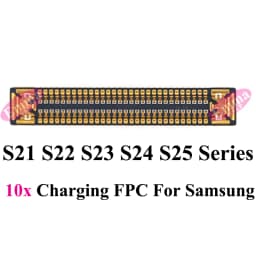 10pcs Charging Connector FPC For Samsung S25 S24 S23 S26 A15 A12 A72 A73 A05S A51 A71 A54 Motherboard FPC Connector 78Pin