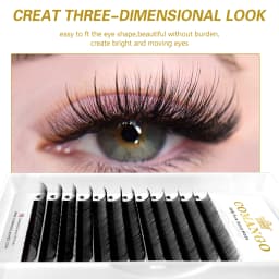 CoMango Premium 5D Flower Fairy Flora Lashes Premade Fans Individual Lashes Extension Soft Natural Makeup Wholesale Supplier