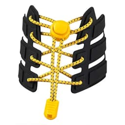 1Pair Colored Dots Round Shoelaces Elastic Plastic Lock Hiking Sport No Tie Shoelace Adult Children Shoe Accessories Rubber Band