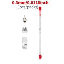 0.2/0.3/0.5mm Airbrush Nozzle Needle Replacement for Airbrushes Spray Gun Model Spraying Paint Maintenance Accessories