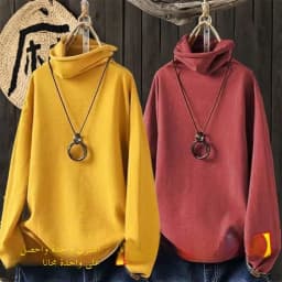 Women's High Collar Fleece Lined Thickened Base Shirt Warm Top Large Size T Shirt All Matched Single Two Pieces Lieoyuarn
