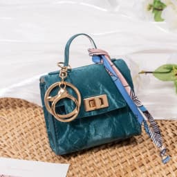 Light Luxury High-end Coin Purses Fashionable Exquisite Bag Accessories New Silk Scarf Bracelet Portable Mini Keychain Pendants