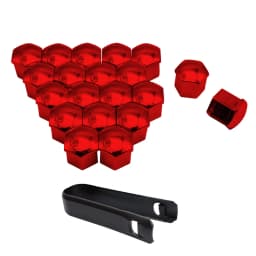 20Pcs/Set 17 19 21mm Car Wheel Nut Covers Auto Hub Screw Protection Cap Bolt Rims Auto Exterior Accessories Anti-Rust Dust Cover